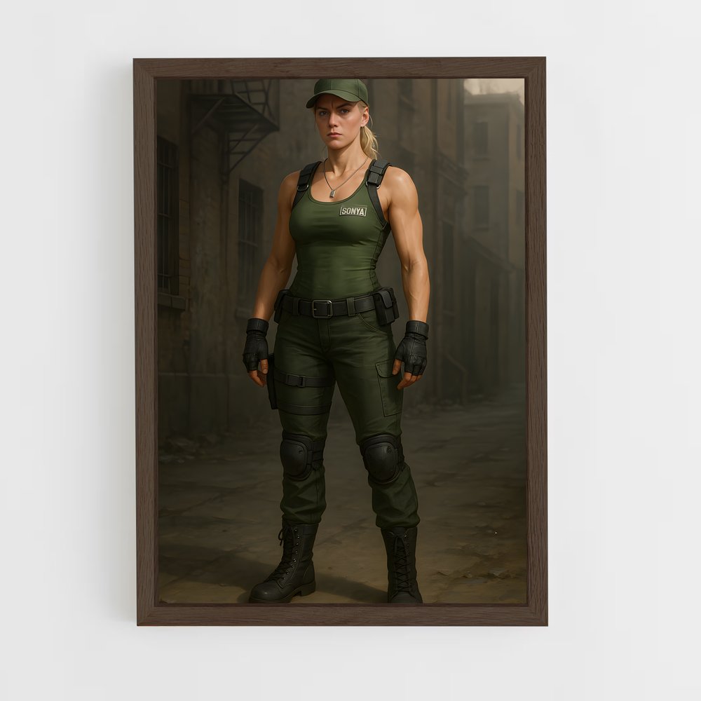 Poster Sonya en Mission – affiche Mortal kombat (vue 5)